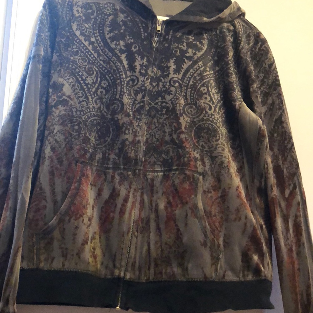 Hoodie with ombré design